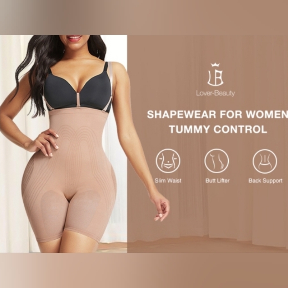 Women's Faja Body Shaper Butt Lifting, TummyControl Easy For Bathroom Size XS-SM